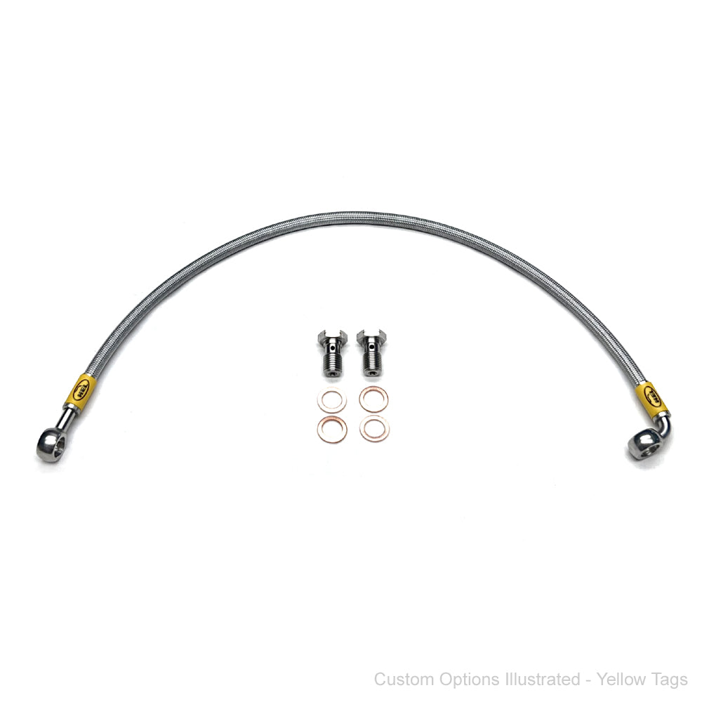 HEL Braided Clutch Line Kit - MAZDA RX-2-5 & RX-7 Series 1-3 w' FC RX-7 Gearbox