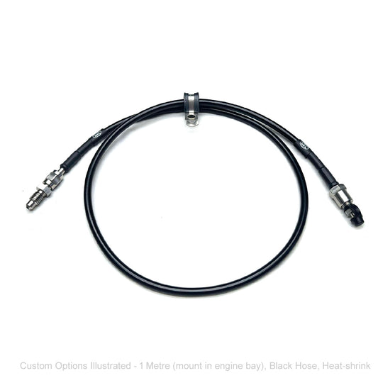 HEL Braided Remote Bleed Bleeder Line Kit - Tremec T56 Gearbox Holden alloy CSC - HEL Auto