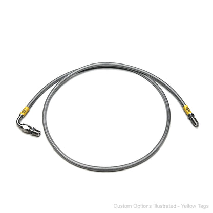 HEL Braided Clutch Line Tremec T56 w'Wilwood 1/8" NPT Master cyl (Full Length) - HEL Auto