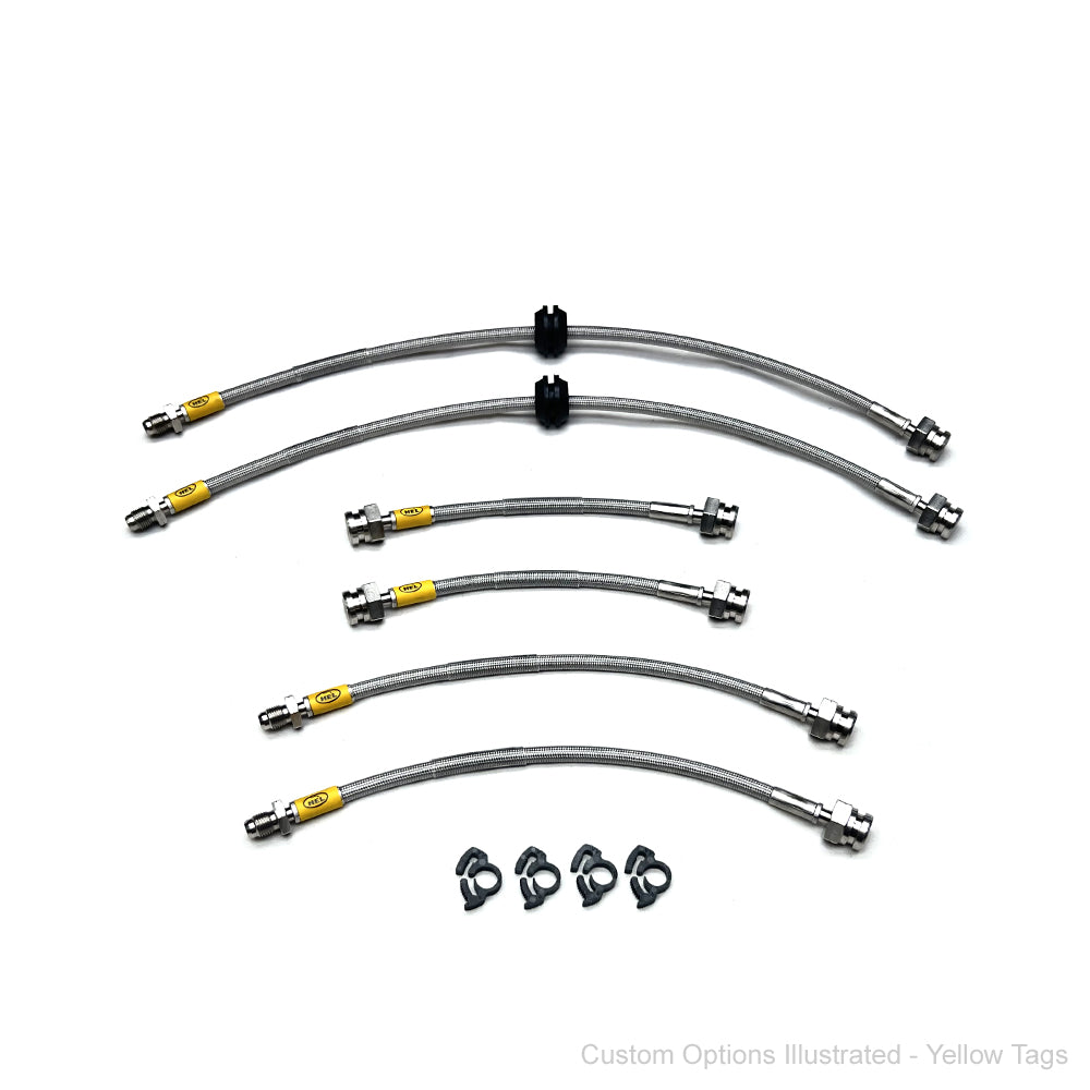 HEL Performance Brake Lines - Fiat Abarth 500 1.4 695 Maserati (Brembo)