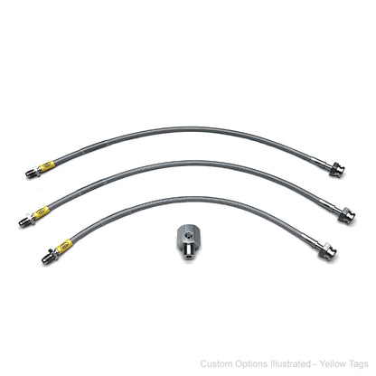 HEL Braided Brake Line Kit - Holden HQ HJ HX HZ one tonner, ute & panelvan