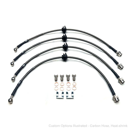 HEL Brake Lines Holden Commodore Series 2 VE 10- (Redline Brembo Fr, PBR Rr)