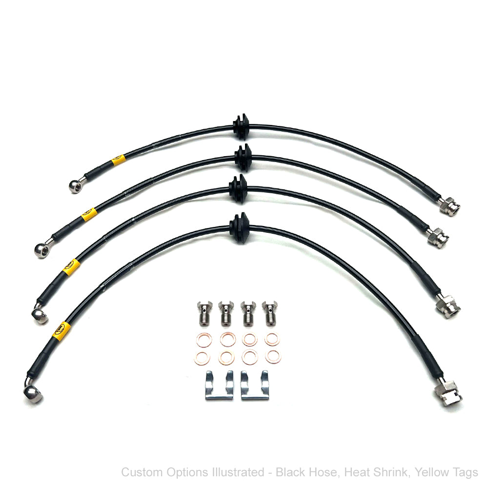 HEL Braided BRAKE Lines Hose HOLDEN Commodore VE SS Sedan Series 2 10-13