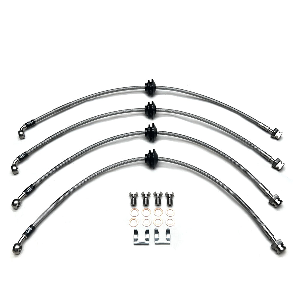 HEL Braided BRAKE Lines Hose HOLDEN Commodore VE SS Sedan Series 2 10-13