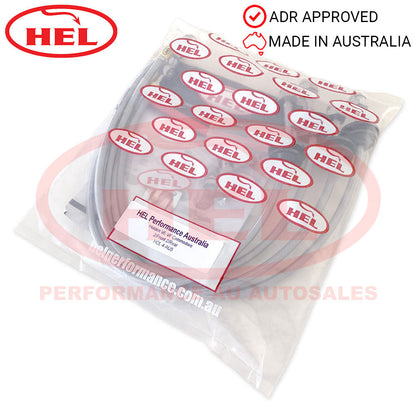 HEL Braided BRAKE Lines HOLDEN Commodore VE S1 Brembo 4-pot Fr & 4-pot Rr