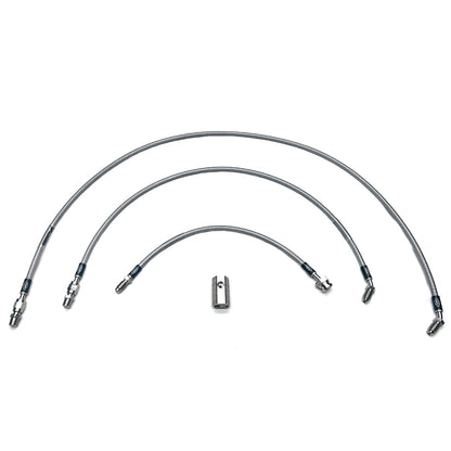 HEL Braided Brake Line Kit - Holden Commodore VL w'9" Diff & Wilwood 1/8 NPT calipers (Diff Lines Only)