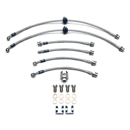 HEL Braided Brake Line Kit - Holden Commodore VT/VU/VX/VY/VZ (IRS, NON Traction Control)