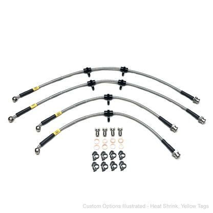 HEL Braided Brake Lines - Honda Civic EG8 1.5 LSi 91-96 (Rear Discs)