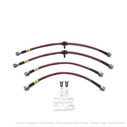 HEL Performance Braided Brake Lines - Honda Civic FD2 2.0 Type R