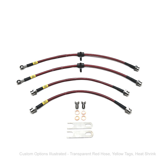 HEL Performance Braided Brake Lines - Honda Civic FD2 2.0 Type R