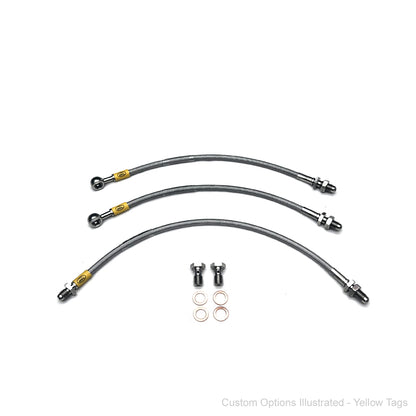 HEL Performance Braided Brake Lines - MG Midget 1.5 74-79