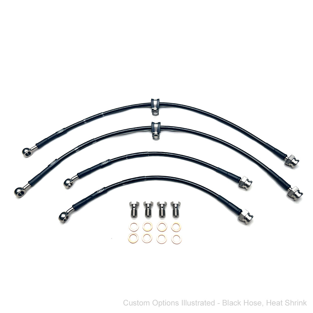 HEL Performance Braided Brake Lines - MG MGF 1.6-1.8 95-03