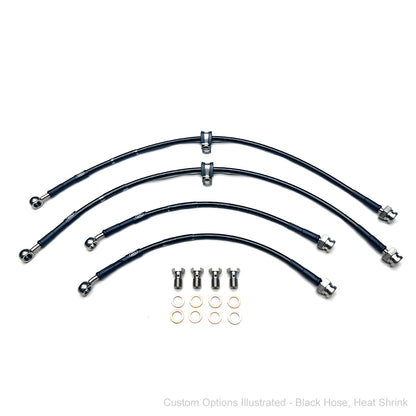 HEL Performance Braided Brake Lines - MG MGF 1.6-1.8 95-03