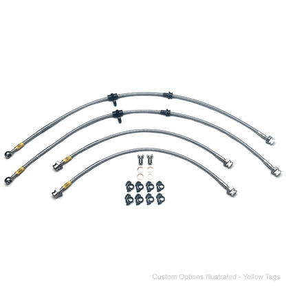HEL Performance Braided Brake Line Kit - Mitsubishi Triton 4x4 MN/ML (4" Lift) - HEL Auto