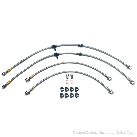 HEL Performance Braided Brake Line Kit - Mitsubishi Triton 4x4 MN/ML (4" Lift) - HEL Auto