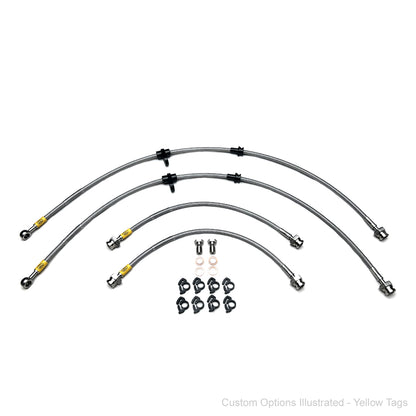 HEL Braided Brake Line Kit - Mitsubishi Triton 4x4 MN/ML (Stock Height) - HEL Auto