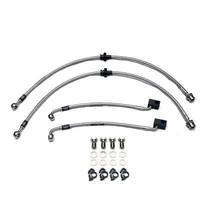 HEL Performance Braided Brake Lines - Nissan Elgrand E51 3.6 02-
