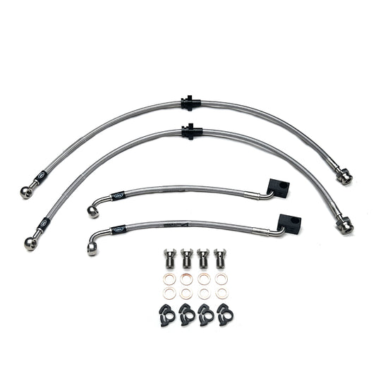 HEL Performance Braided Brake Lines - Nissan Elgrand E51 3.6 02-