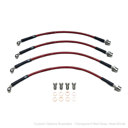HEL Performance Braided Brake Lines - Nissan Pathfinder R51 2.5 dCi 2007- (+3" Lift)