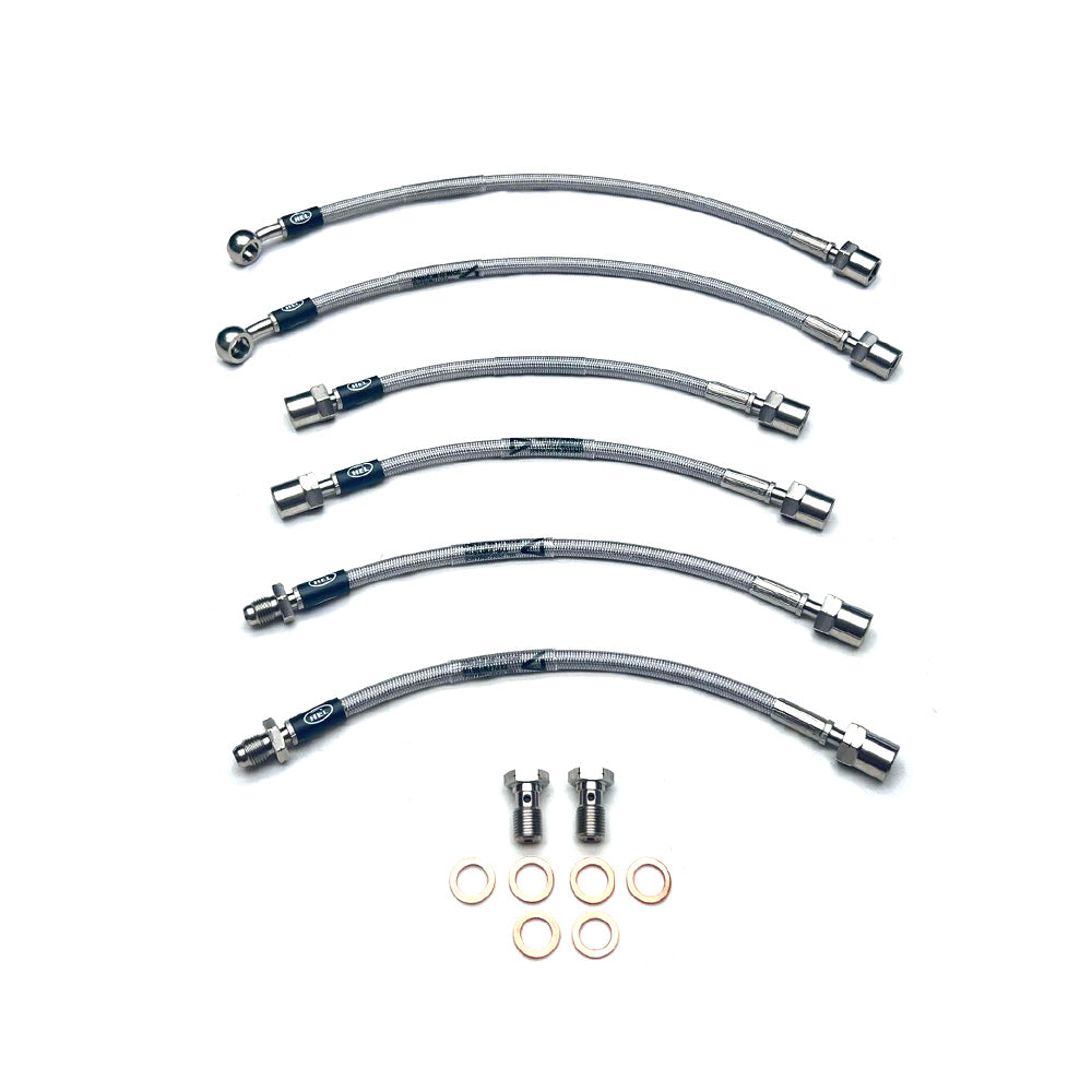 HEL Performance Braided Brake Lines - Holden Barina XC 1.8 00- (Rear ...