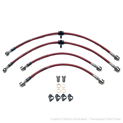 HEL Braided Brake Lines - Suzuki Grand Vitara II All Engines 05- (2" Lift)