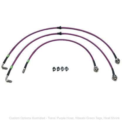 HEL Performance Braided Brake Line Kit - Toyota Hilux LN106 4x4 (4" Lift) - HEL Auto