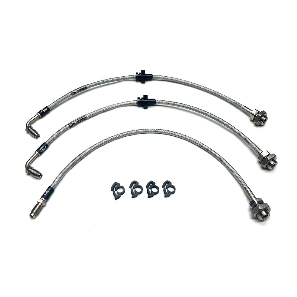 HEL Braided Brake Line Kit - Toyota Hilux KUN26 4x4 (Non-TRC, 2" Lift) - HEL Auto