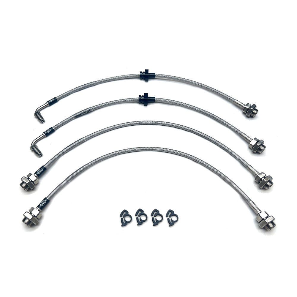 HEL Performance Braided Brake Line Kit - Toyota Hilux KUN26 4x4 (TRC, 2" Lift) - HEL Auto
