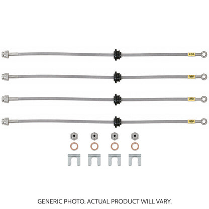 HEL Performance Braided Brake Line Kit - Nissan R32 GT-R (Aftermarket Brembo) - HEL Auto