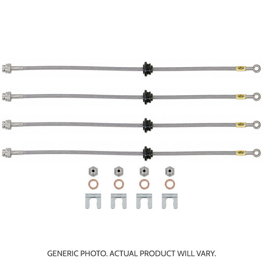 HEL Performance Braided Brake Line Kit - Nissan R32 GT-R (Aftermarket Brembo) - HEL Auto