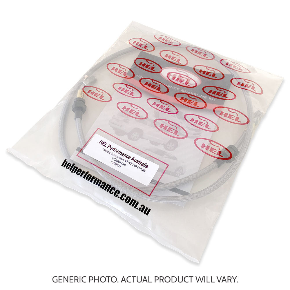 HEL Braided Clutch Line Tremec T56 w'Wilwood 1/8" NPT Master cyl (Full Length) - HEL Auto
