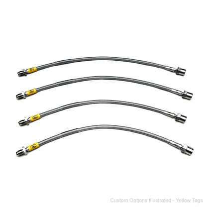 HEL Performance Braided Brake Lines - Volvo 740 2.0 87-91