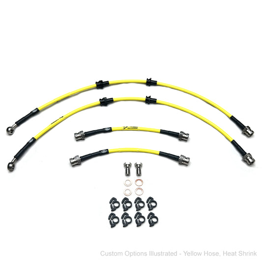 HEL Performance Braided Brake Line Kit - VW Golf R Mk6 09-10 (PBR Caliper)