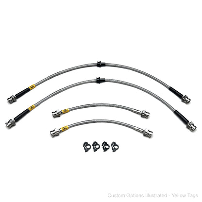 HEL Performance Braided Brake Lines - VW Scirocco R Mk3 11-14